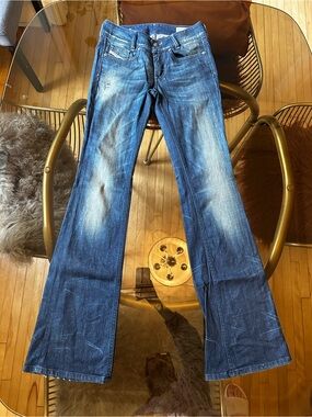 VINTAGE 2008 Diesel Louvely Bootcut Jeans - Wash 008LK - Pristine!